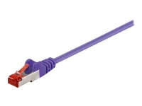 MicroConnect - Nätverkskabel - RJ-45 (hane) till RJ-45 (hane) - 3 m - 6 mm - SFTP - CAT 6 - halogenfri, rund, tvinnad - lila