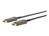 MicroConnect Premium - HDMI-kabel med Ethernet - HDMI hane till HDMI hane - 10 m - hybrid koppar/fiberoptisk - svart - 4K120Hz stöd, 8K60 Hz (7680 x 4320) stöd, Active Hybrid Cable