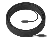 Logitech Strong - USB-kabel - USB typ A (hane) till 24 pin USB-C (hane) - USB 3.1 - 10 m - plenum, Active Optical Cable (AOC)