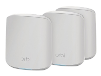 NETGEAR Orbi RBK353 - Wifi-system (router, 2 förstärkare) - upp till 3230 kvadratfot - mesh - GigE - 802.11a/b/g/n/ac/ax - Dubbelband