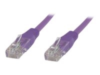 MicroConnect - Nätverkskabel - RJ-45 (hane) till RJ-45 (hane) - 50 cm - UTP - CAT 6 - tvinnad - lila