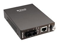 D-Link DMC 300SC - Fibermediekonverterare - 100Mb LAN - 10Base-T, 100Base-FX, 100Base-TX - RJ-45 / SC-läge (multi-mode) - upp till 2 km