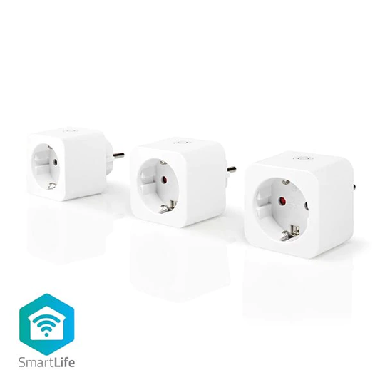 Nedis Fjärrströmbrytare med Wi-Fi, 3680W - 3-pack