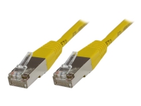 MicroConnect - Nätverkskabel - RJ-45 (hane) till RJ-45 (hane) - 1 m - SFTP, PiMF - CAT 6 - formpressad, tvinnad - gul