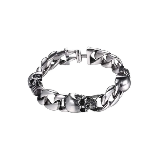 Döskalle armband - Silver