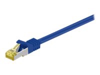 MicroConnect - Nätverkskabel - RJ-45 (hane) till RJ-45 (hane) - 20 m - SFTP, PiMF - CAT 7 - knutlös - blå