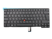 Lite-On - Ersättningstangentbord för bärbar dator - med Trackpoint - QWERTY - dansk - FRU, CRU - Tier 2 - för ThinkPad L470 20J4, 20J5, 20JU, 20JV