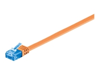 MicroConnect - Nätverkskabel - RJ-45 (hane) till RJ-45 (hane) - 2 m - UTP - CAT 6a - formpressad, tvinnad, platt - orange