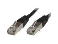 MicroConnect - Nätverkskabel - RJ-45 (hane) till RJ-45 (hane) - 3 m - STP - CAT 5e - tvinnad - svart
