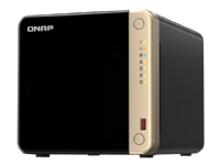 QNAP TS-464 - NAS-server - SATA 6Gb/s - RAID 0, 1, 5, 6, 10, 50, JBOD, 60 - RAM 4 GB - 2.5 Gigabit Ethernet - iSCSI support