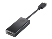 HP - Extern videoadapter - USB-C - HDMI - svart - för Chromebook 13 G1 Elite Slice, Slice for Meeting Rooms EliteBook Folio G1 EliteBook x360
