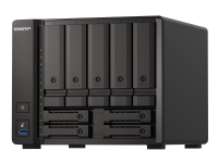 QNAP TS-H973AX-32G - NAS-server - 9 fack - SATA 6Gb/s - RAID 0, 1, 5, 6, 10, 50, JBOD, 60, RAID TP - RAM 32 GB - 2.5 Gigabit Ethernet / 10 Gigabit Ethernet - iSCSI support