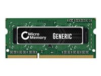 CoreParts - DDR3 - modul - 4 GB - SO DIMM 204-pin - 1600 MHz / PC3-12800 - 1.35 V - ej buffrad - icke ECC - för Compaq 15 HP 255 G3 Pavilion 15, 17 ProBook 450 G0, 455 G1, 470 G0