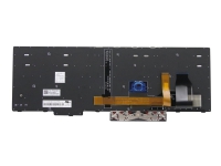 Chicony - Ersättningstangentbord för bärbar dator - bakgrundsbelyst - belgisk - svart - för ThinkPad P15s Gen 1 20T4, 20T5