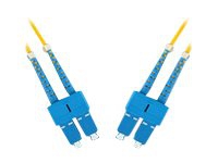 MicroConnect - Nätverkskabel - SC/PC enkelläge (hane) till SC/PC enkelläge (hane) - 5 m - fiberoptisk - 9 / 125 mikrometer - OS1 - gul