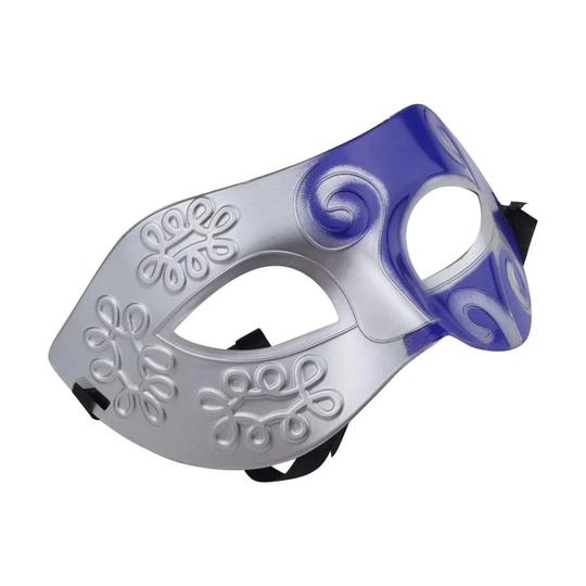 Venetiansk Mask - Silver/Lila