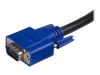 StarTech.com 2-i-1 USB KVM-kabel - Tangentbords-/video-/mus-/USB-kabel - HD-15 (VGA), USB typ B (hane) till USB, HD-15 (VGA) - 1.8 m - för P/N: RKCOND17HD, SV231USBGB, SV231USBLC, SV431USB, SV431USBAE, SV431USBAEGB, SV431USBDDM
