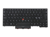 Sunrex - Ersättningstangentbord för bärbar dator - med Trackpoint, UltraNav - bakgrundsbelyst - Nordisk - för ThinkPad L14 Gen 1 20U1, 20U2, 20U5, 20U6