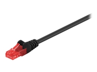 MicroConnect Value Pack - Nätverkskabel - RJ-45 (hane) till RJ-45 (hane) - 15 m - 6 mm - UTP - CAT 6 - rund, tvinnad - svart (paket om 5)