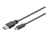 MicroConnect - USB-kabel - USB-C (hane) till USB typ A (hane) - USB 3.2 Gen 1 - 3 m - svart