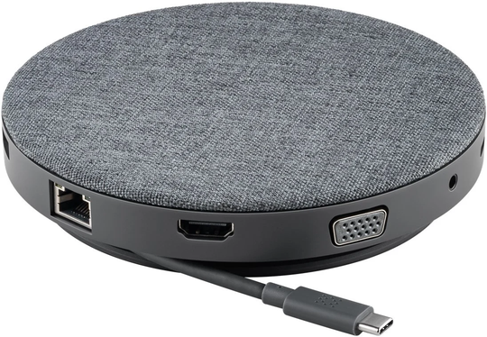 Goobay USB-C 11-i-1 Multiport Dock med trådlös snabbladdning och strömförsörjning 100 W