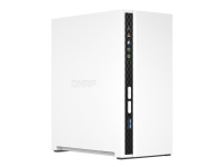 QNAP TS-233 - NAS-server - 2 fack - SATA 6Gb/s - RAID 0, 1, JBOD - RAM 2 GB - Gigabit Ethernet - iSCSI support