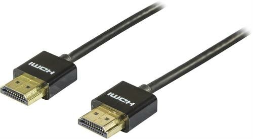 Deltaco HDMI-kabel Tunn / 0.5m - Svart