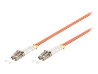 MicroConnect - Nätverkskabel - LC/UPC-multiläge (hane) till LC/UPC-multiläge (hane) - 7 m - fiberoptisk - 50/125 mikron - OM2 - halogenfri - orange
