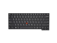 Primax - Ersättningstangentbord för bärbar dator - med Trackpoint - bakgrundsbelyst - QWERTY - amerikansk - svart - för ThinkPad E480 E490 L380 L380 Yoga L390 L390 Yoga L480 L490 P43s T480s T490 T495
