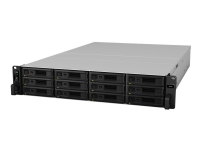 Synology SA3600 - NAS-server - 12 fack - kan monteras i rack - SATA 6Gb/s / SAS - RAID 0, 1, 5, 6, 10, JBOD, 5 hot spare, 6-reservsnabbyte, 10 hot spare, 1 hot spare, RAID F1, F1 hot spare - RAM 16 GB - Gigabit Ethernet / 10 Gigabit Ethernet - iSCSI support - 2U