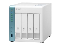 QNAP TS-431P3-2G - NAS-server - 4 fack - SATA 6Gb/s - RAID 0, 1, 5, 6, 10, JBOD, 5 hot spare, 6-reservsnabbyte, 10 hot spare, 1 hot spare - RAM 2 GB - 2.5 Gigabit Ethernet - iSCSI support