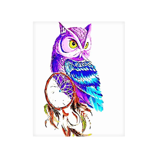 Canvasposter, Uggla - 60 x 75 cm