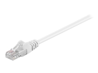 MicroConnect - Nätverkskabel - RJ-45 (hane) till RJ-45 (hane) - 7.5 m - UTP - CAT 5e - tvinnad - vit