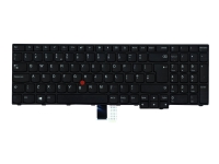 Chicony - Ersättningstangentbord för bärbar dator - med Trackpoint - QWERTY - brittisk - FRU, CRU - Tier 2 - för ThinkPad E570 20H5, 20H6 E575 20H8