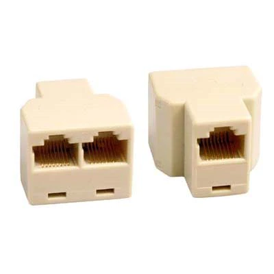 Trevägskoppling för nätverkskabel 8P/8C RJ45