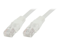 MicroConnect - Nätverkskabel - RJ-45 (hane) till RJ-45 (hane) - 2 m - UTP - CAT 6 - tvinnad - vit (paket om 10)