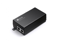 TP-Link TL-POE160S, Gigabit Ethernet, 10,100,1000 Mbit/s, IEEE 802.3ab, IEEE 802.3af, IEEE 802.3at, IEEE 802.3i, IEEE 802.3u, Cat3, Cat4, Cat5, Cat5e, Sort, 100 m