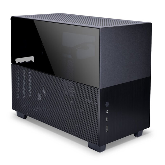 Lian Li Q58 / PCIE4 / TG / Svart