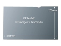 3M PF14.0W - Sekretessfilter till bärbar dator - 14 - för ThinkCentre M70q Gen 3 M75t Gen 2 ThinkPad E14 Gen 4 L14 Gen 3 V14 G3 ABA V14 G3 IAP