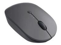 Lenovo Go Multi-device - Mus - optisk blå - 3 knappar - trådlös - 2.4 GHz, Bluetooth 5.0 - USB-C trådlös mottagare - åskmolnsgrå - för ThinkCentre M70s Gen 3 ThinkPad E14 Gen 3 X1 Nano Gen 2 ThinkStation P358