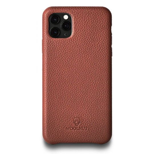 iPhone 11 Pro Max / Woolnut / Läderskal - Cognac-Brun