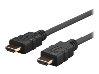 VivoLink Pro - HDMI-kabel med Ethernet - HDMI hane till HDMI hane - 2 m - svart - formpressad, stöd för 4K (paket om 10)
