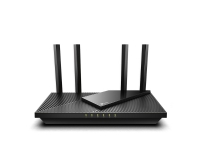 TP-Link Archer AX55 - Trådlös router - 4-portars switch - GigE - 802.11a / b / g / n / ac / ax (Wi-Fi 6) - Dual Band - Svart