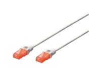 Oskärmad nätverkskabel digitus, cat6, vit, 10 m
