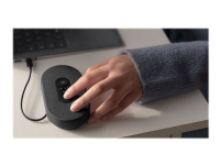 Microsoft Modern USB-C Speaker - Högtalartelefon (handsfree) - kabelansluten - USB-C - mattsvart - Certifierad för Microsoft-teams