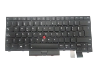 Darfon - Ersättningstangentbord för bärbar dator - med Trackpoint, UltraNav - bakgrundsbelyst - QWERTY - spansk - svart - för ThinkPad T470 20HD, 20HE, 20JM, 20JN