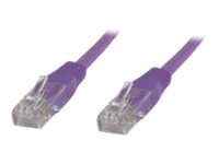 MicroConnect - Nätverkskabel - RJ-45 (hane) till RJ-45 (hane) - 0.5 m - UTP - CAT 6 - halogenfri - lila