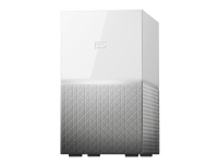 WD My Cloud Home Duo WDBMUT0160JWT - Personlig molnlagringsenhet - 16 TB - HDD 8 TB x 2 - Gigabit Ethernet