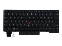 Lite-On - Ersättningstangentbord för bärbar dator - med Trackpoint, UltraNav - QWERTY - USA/Storbritannien - svart - för ThinkPad A285 20MW, 20MX X280 20KE, 20KF