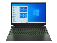 HP Pavilion Gaming 16-a0021no - Core i5 10300H / 2.5 GHz - Win 10 Home 64-bit - 8 GB RAM - 512 GB SSD NVMe - 16.1 IPS 1920 x 1080 (Full HD) - GF GTX 1660 Ti / UHD Graphics - Wi-Fi 5, Bluetooth - skyggesort, malingsfinish, syregrøn krom (logo) - kbd: Pan Nordic